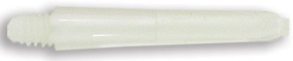 Dart World Nylon Shafts White - Extra Short