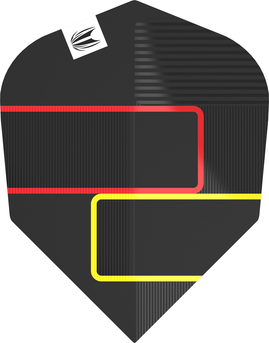 Target Darts Gabriel Clemens Black Pro Ultra No. 6 Flight - Standard