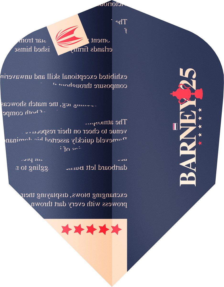 Target Darts Barney25 Pro Line Ultra Ten-X Flights