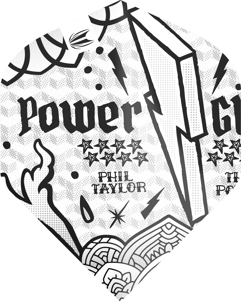 Target Darts Phil Taylor Power Ink Flight & Shaft Kit - Intermediate