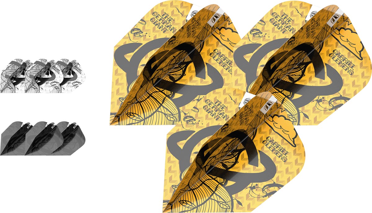 Target Darts Gabriel Clemens Ink Flight Bundle - Ten-X