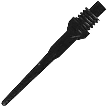 GLD 2BA Tufflex Tips II - Black (500 ct)