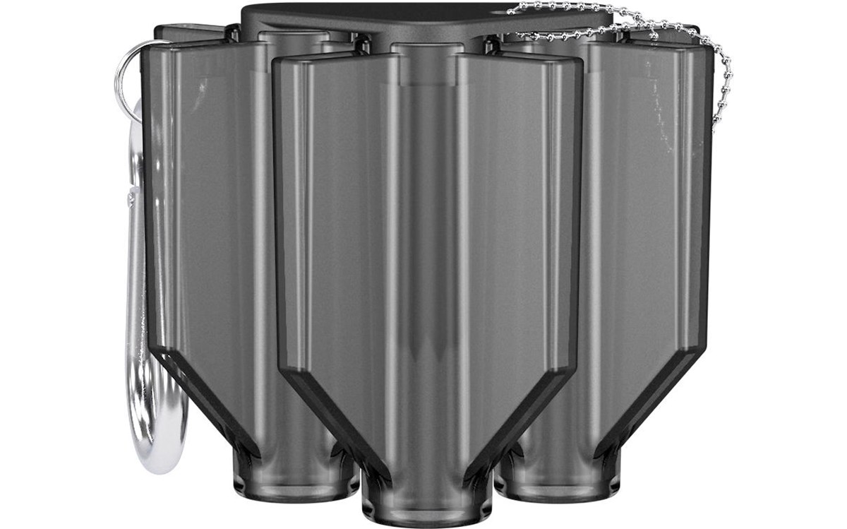 Target Darts 8 Flight Case - Clear Black
