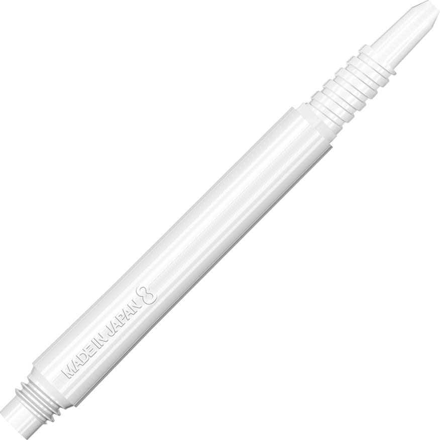 Target Darts 8 Flight Fixed Shaft White - Medium