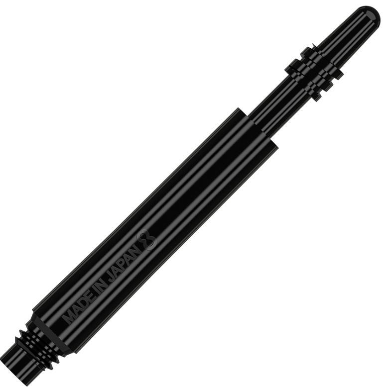 Target Darts 8 Flight Spinning Shaft Black- In-Between