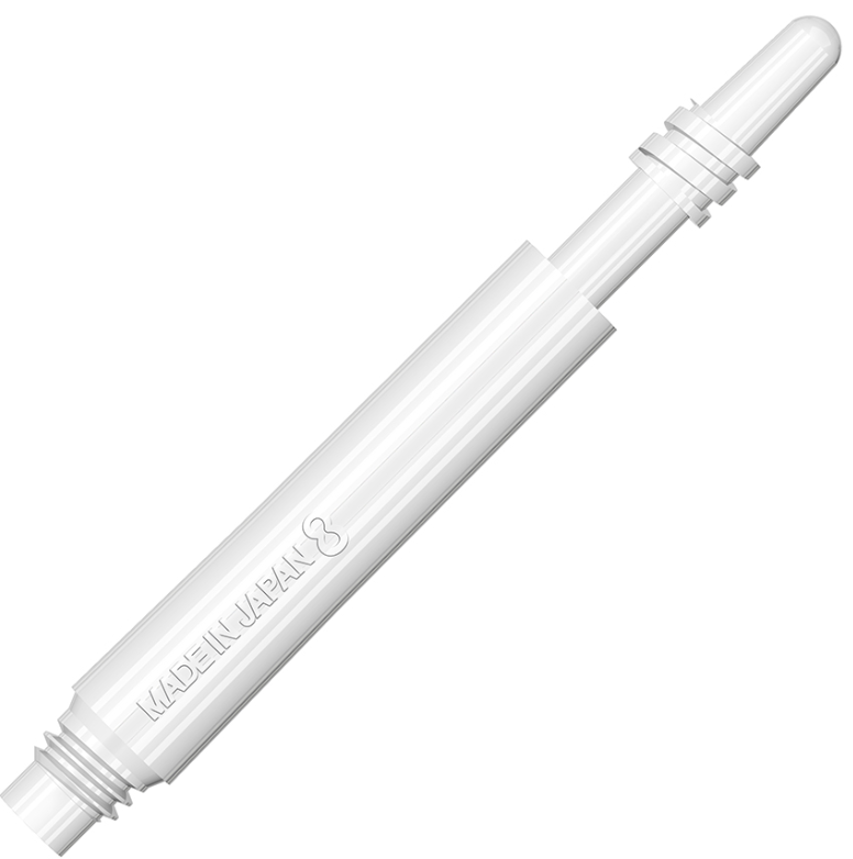 Target Darts 8 Flight Spinning Shaft White - In-Between