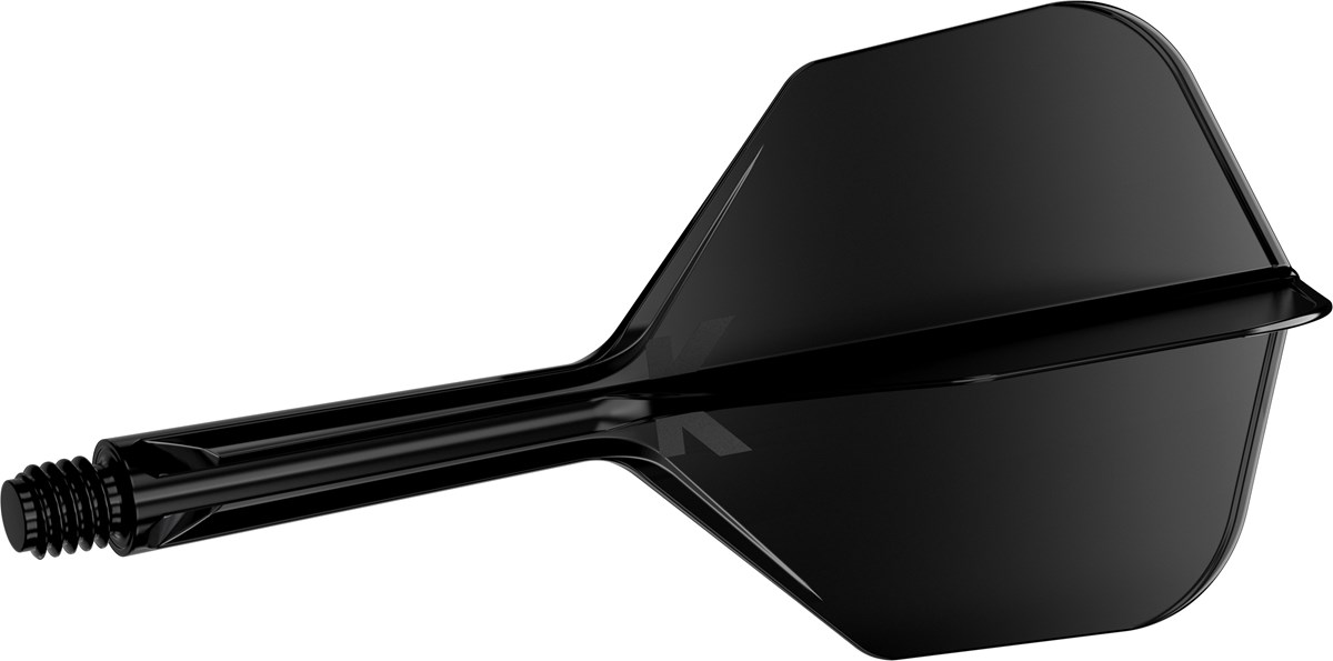 Target Darts K-Flex System - No. 6 Flight / Intermediate Shaft - Black
