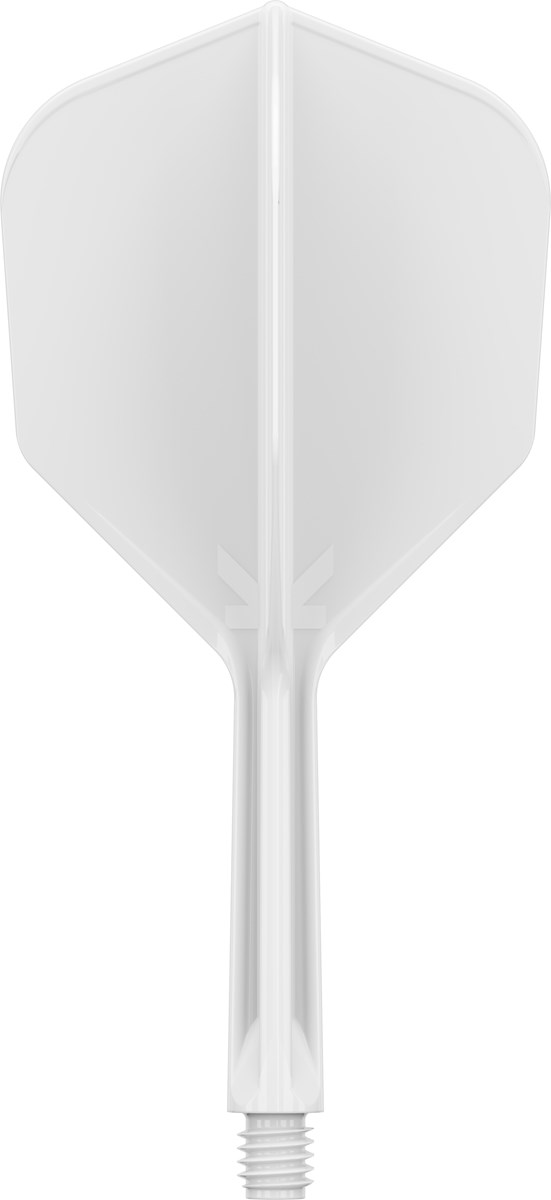 Target Darts K-Flex System - No. 6 Flight / Intermediate Shaft - White