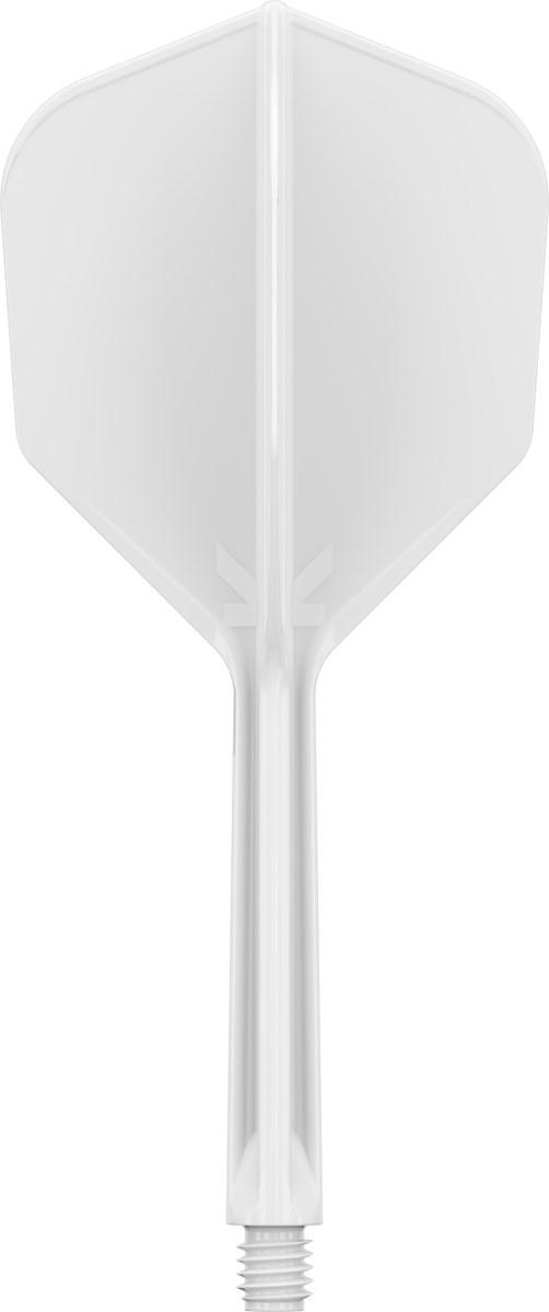 Target Darts K-Flex System - No. 6 Flight / Medium Shaft - White