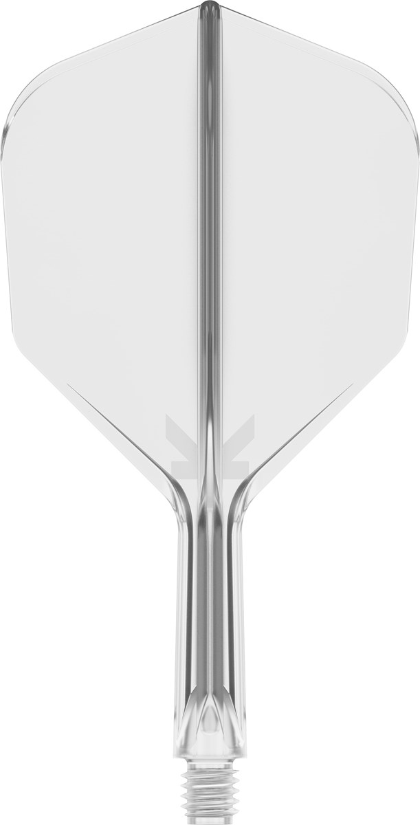 Target Darts K-Flex System - No. 6 Flight / Short Shaft - Clear
