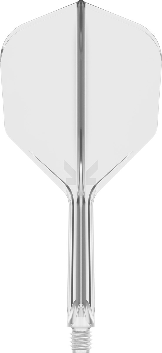 Target Darts K-Flex System - No. 6 Flight / Intermediate Shaft - Clear
