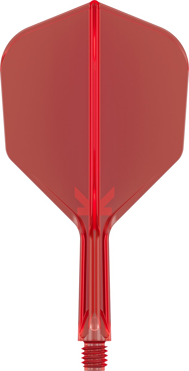 Target Darts K-Flex System - No. 6 Flight / Short Shaft - Red