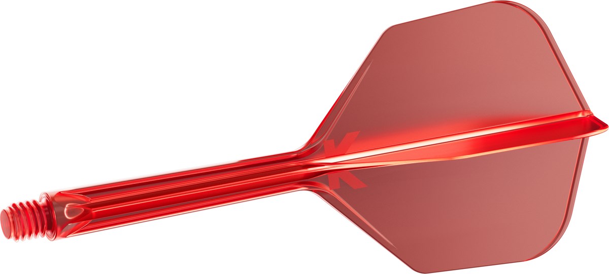 Target Darts K-Flex System - No. 6 Flight / Medium Shaft - Red