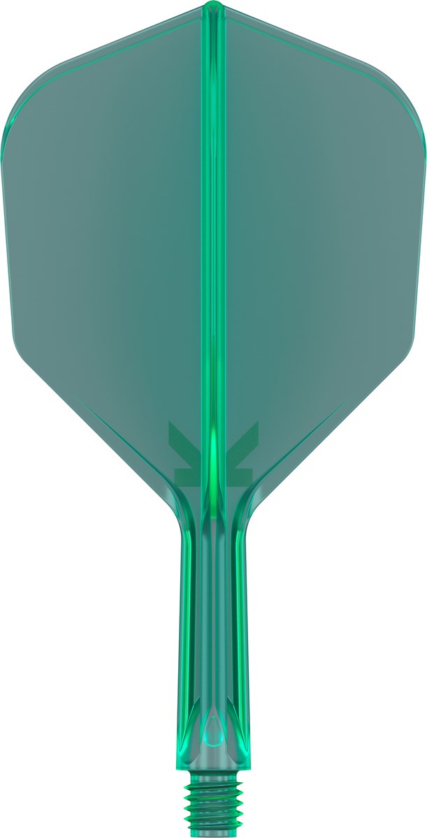 Target Darts K-Flex System - No. 6 Flight / Short Shaft - Green