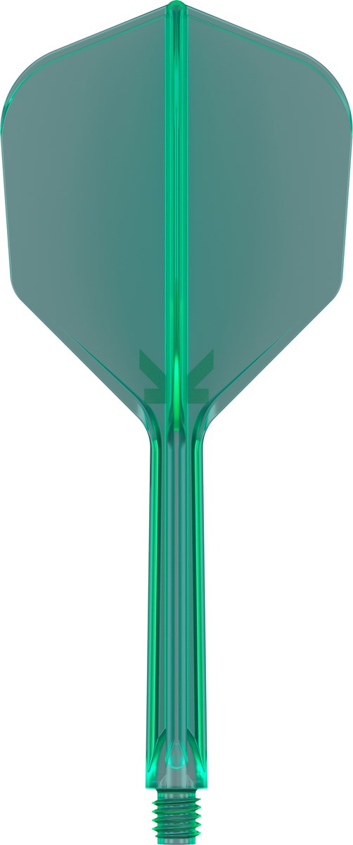 Target Darts K-Flex System - No. 6 Flight / Medium Shaft - Green
