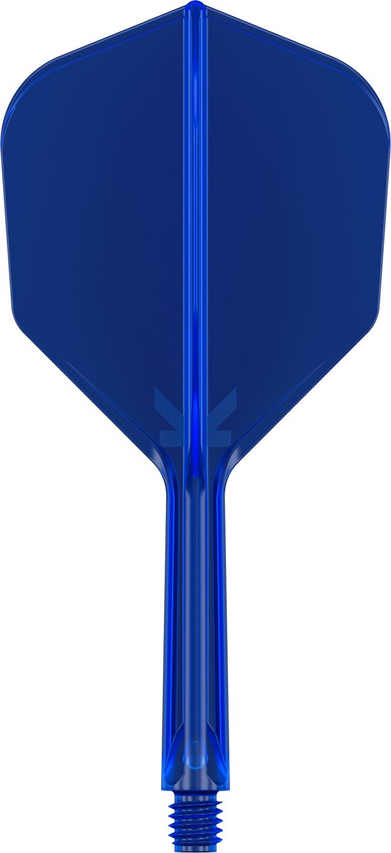 Target Darts K-Flex System - No. 6 Flight / Intermediate Shaft - Blue