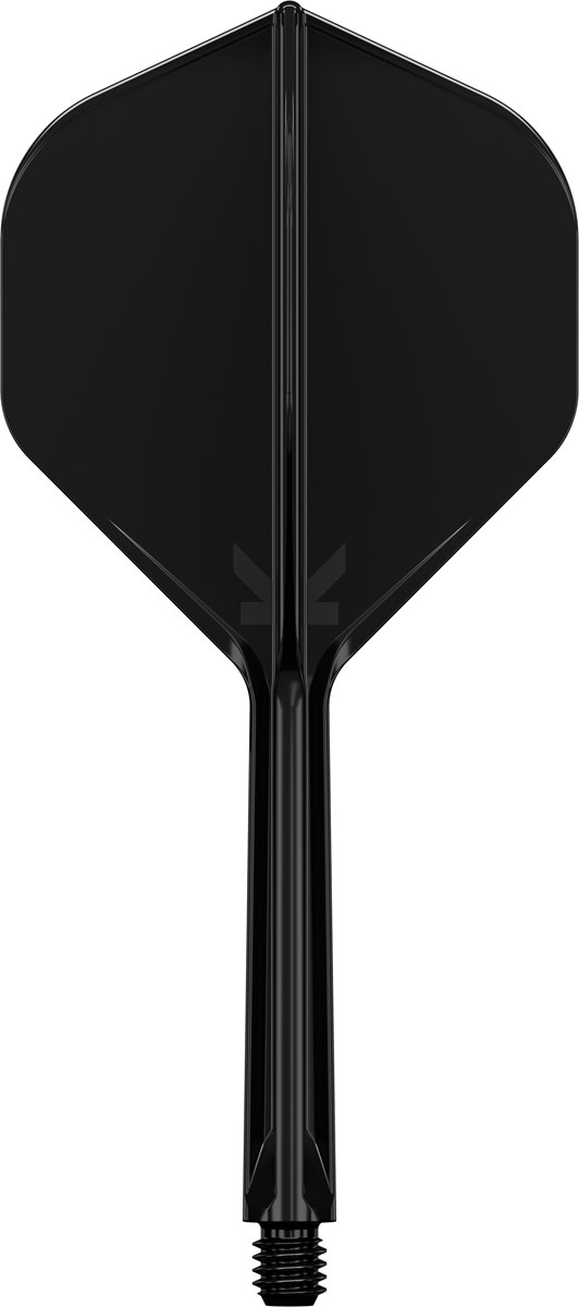 Target Darts K-Flex System - No. 2 Flight / Medium Shaft - Black