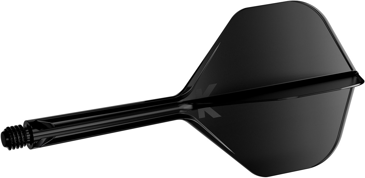 Target Darts K-Flex System - No. 2 Flight / Medium Shaft - Black