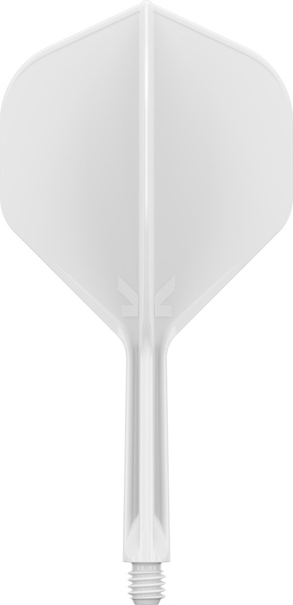 Target Darts K-Flex System - No. 2 Flight / Intermediate Shaft - White