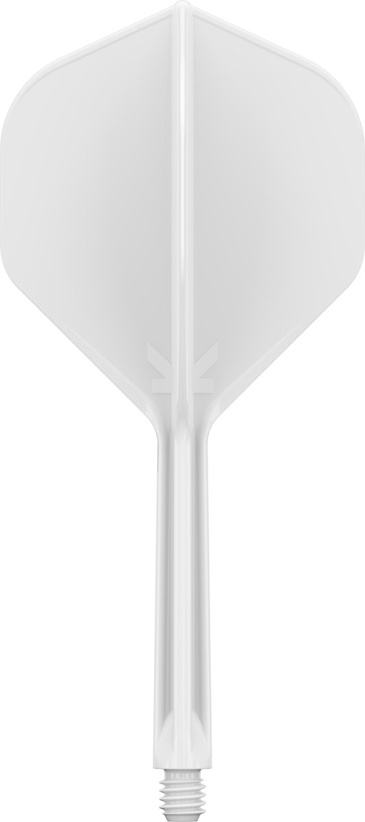 Target Darts K-Flex System - No. 2 Flight / Medium Shaft - White
