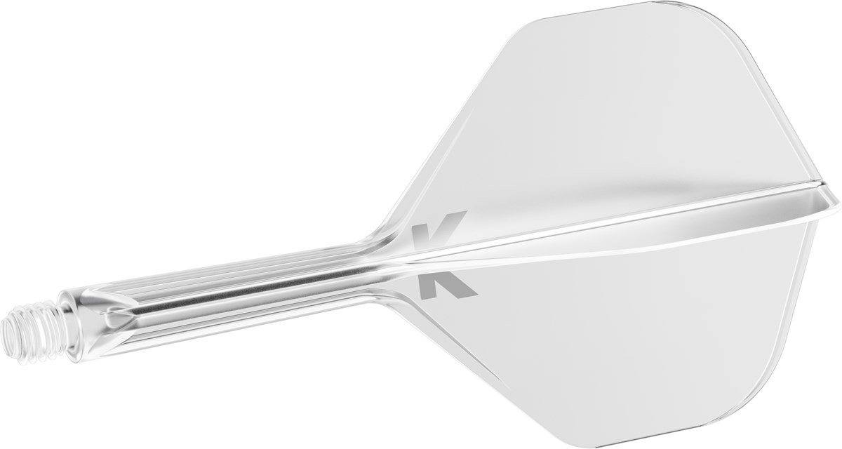Target Darts K-Flex System - No. 2 Flight / Intermediate Shaft - Clear