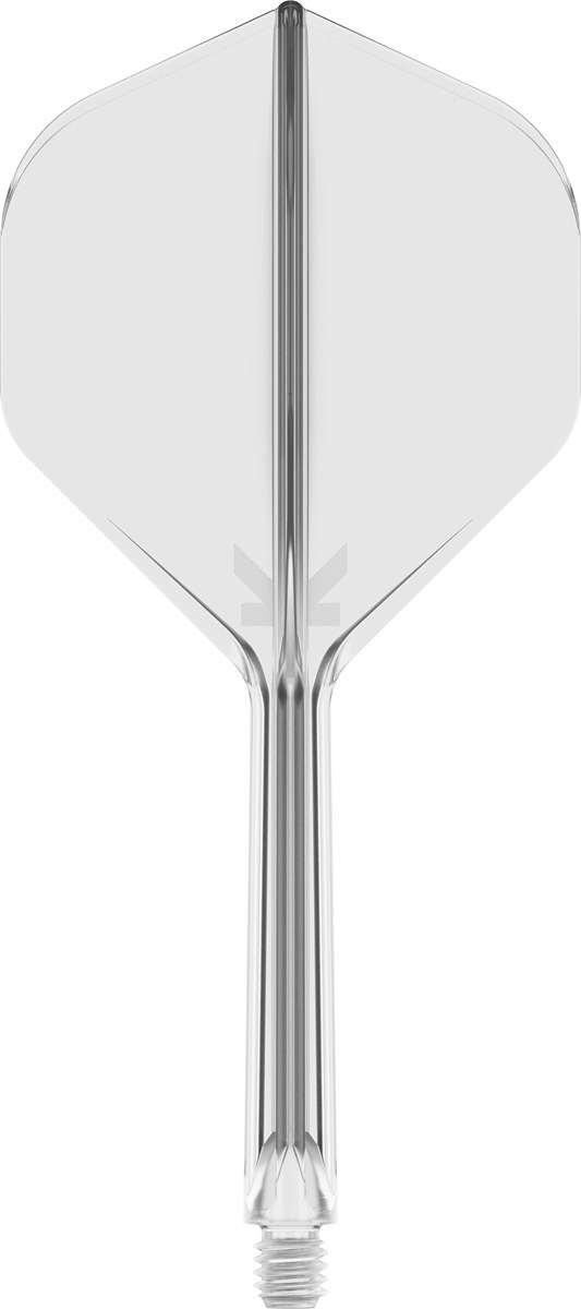 Target Darts K-Flex System - No. 2 Flight / Medium Shaft - Clear