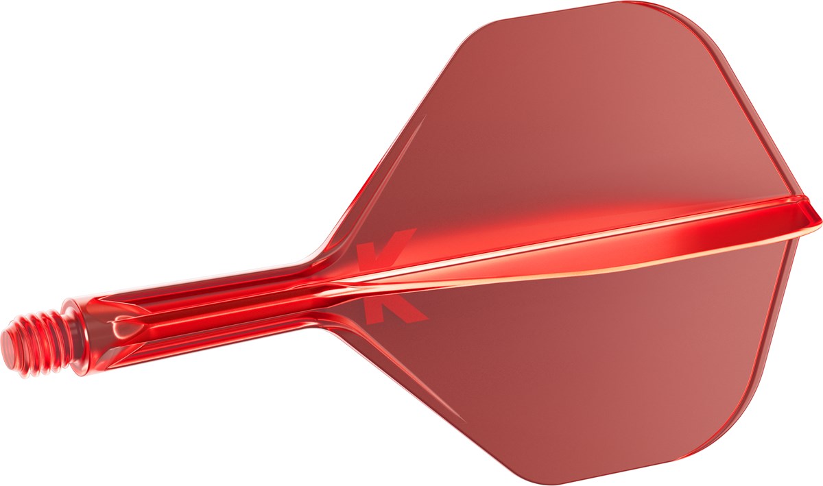 Target Darts K-Flex System - No. 2 Flight / Short Shaft - Red