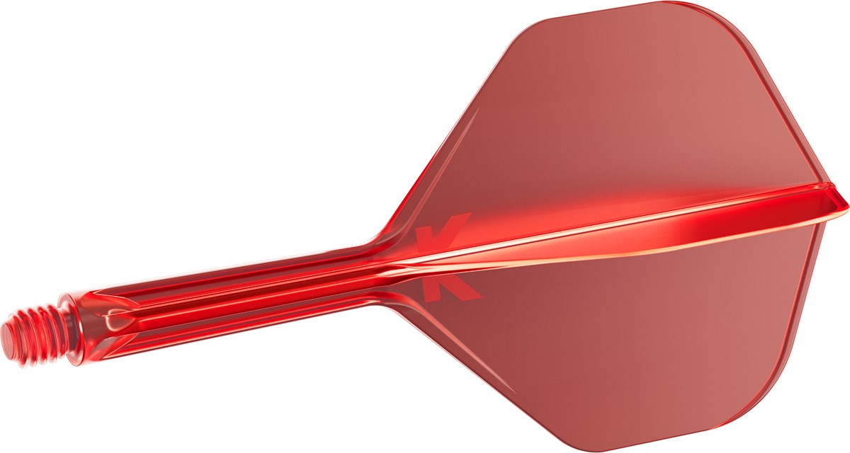 Target Darts K-Flex System - No. 2 Flight / Intermediate Shaft - Red