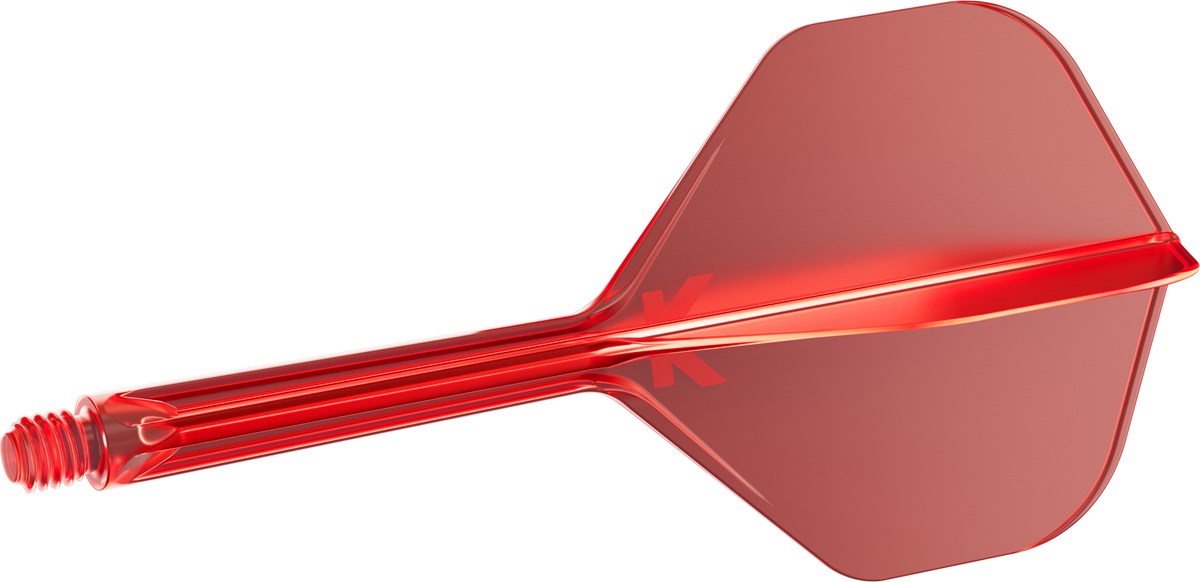 Target Darts K-Flex System - No. 2 Flight / Medium Shaft - Red