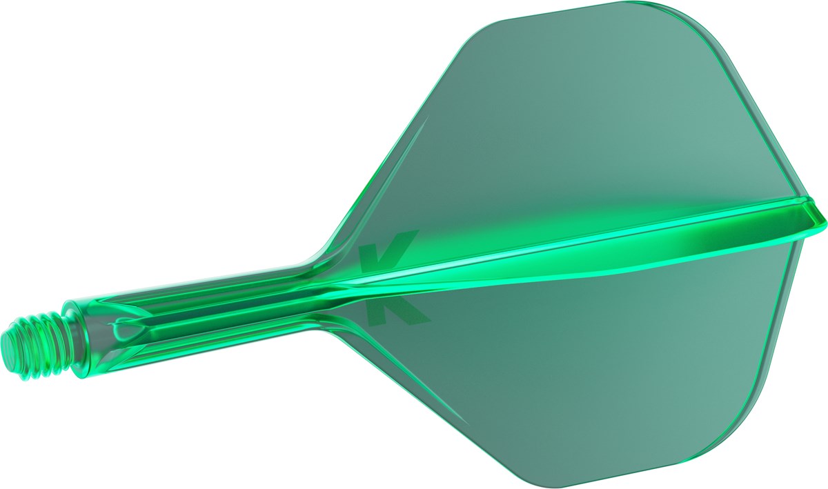 Target Darts K-Flex System - No. 2 Flight / Short Shaft - Green