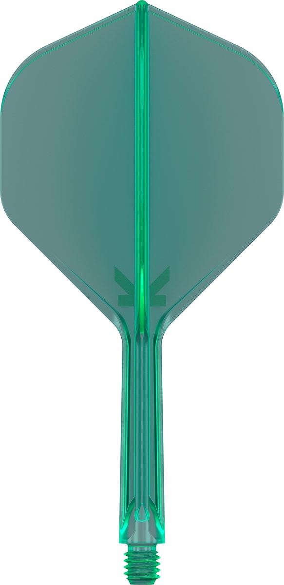 Target Darts K-Flex System - No. 2 Flight / Intermediate Shaft - Green