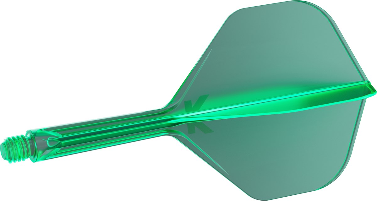Target Darts K-Flex System - No. 2 Flight / Intermediate Shaft - Green