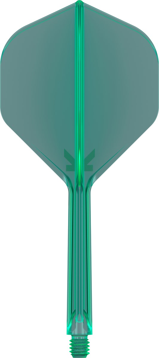 Target Darts K-Flex System - No. 2 Flight / Medium Shaft - Green
