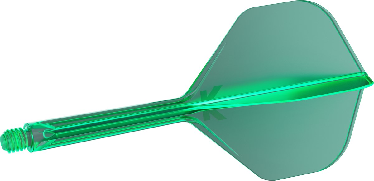 Target Darts K-Flex System - No. 2 Flight / Medium Shaft - Green