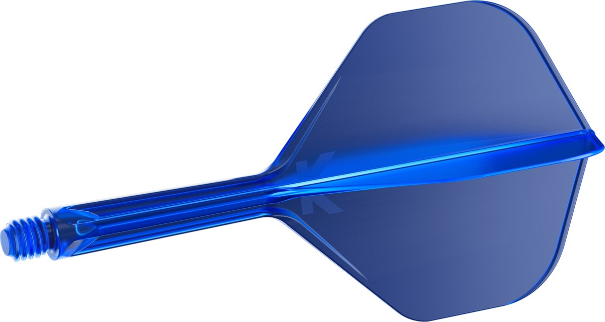 Target Darts K-Flex System - No. 2 Flight / Intermediate Shaft - Blue