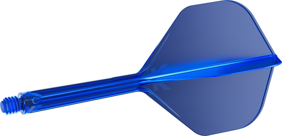 Target Darts K-Flex System - No. 2 Flight / Medium Shaft - Blue