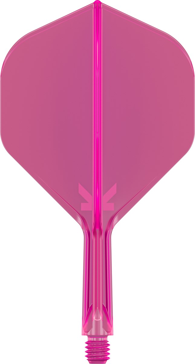 Target Darts K-Flex System - No 2 Flight / Short Shaft - Neon Pink