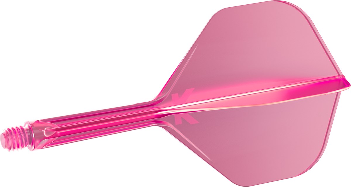Target Darts K-Flex System - No 2 Flight / Intermediate Shaft - Neon Pink
