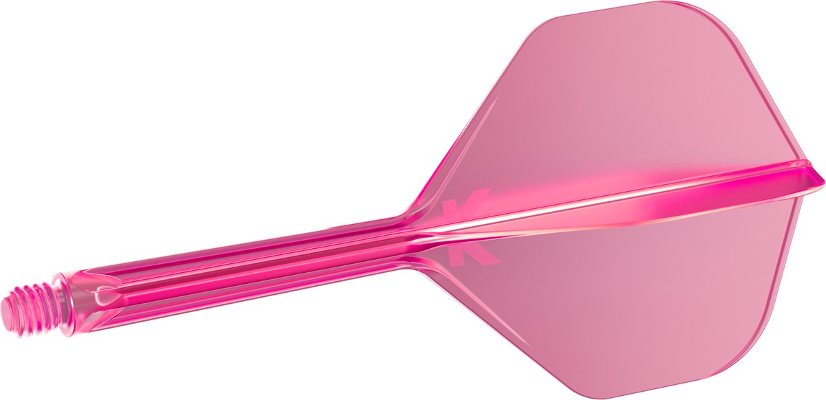 Target Darts K-Flex System - No 2 Flight / Medium Shaft - Neon Pink