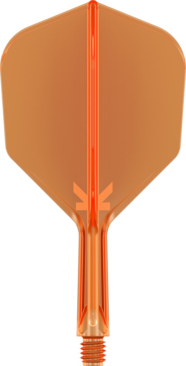 Target Darts K-Flex System - No 6 Flight / Short Shaft - Neon Orange