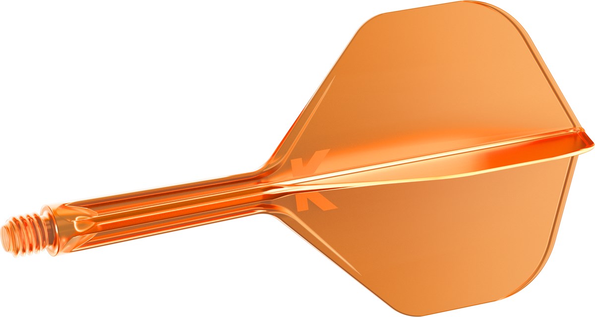 Target Darts K-Flex System - No 2 Flight / Intermediate Shaft - Neon Orange