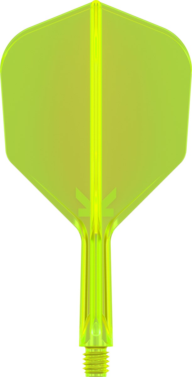 Target Darts K-Flex System - No 6 Flight / Short Shaft - Neon Yellow