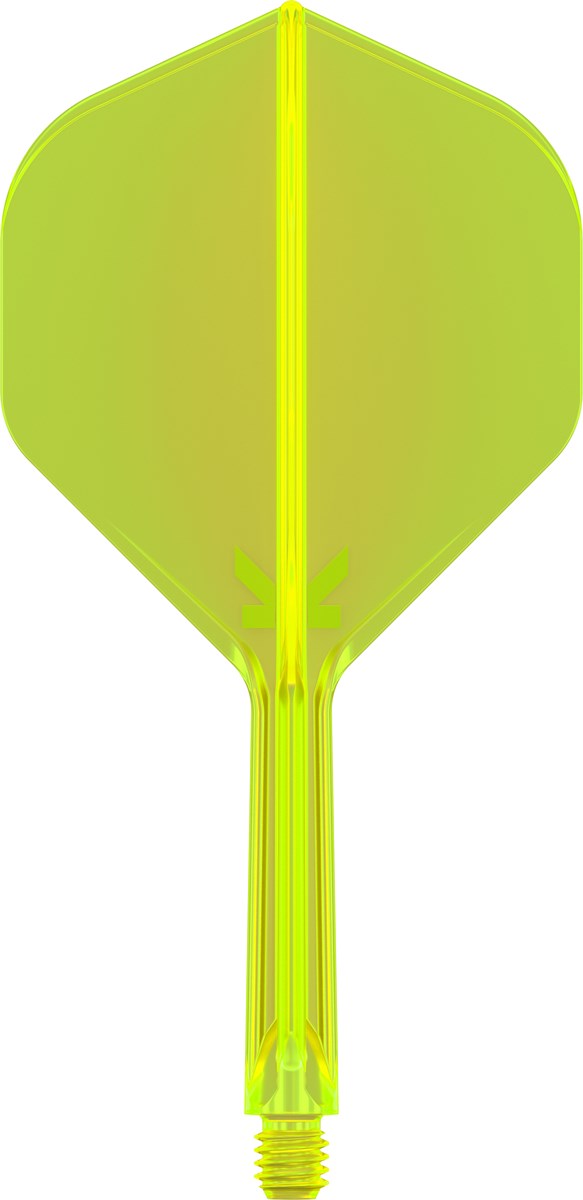 Target Darts K-Flex System - No 2 Flight / Intermediate Shaft - Neon Yellow