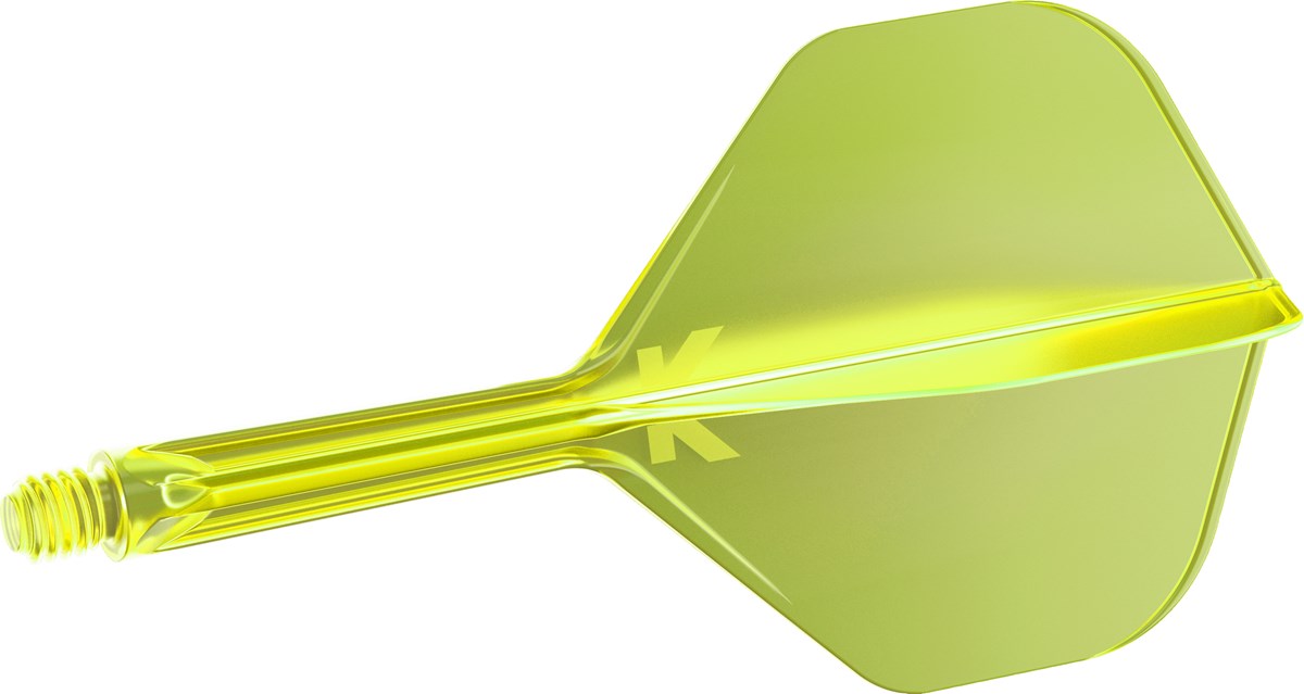 Target Darts K-Flex System - No 2 Flight / Intermediate Shaft - Neon Yellow