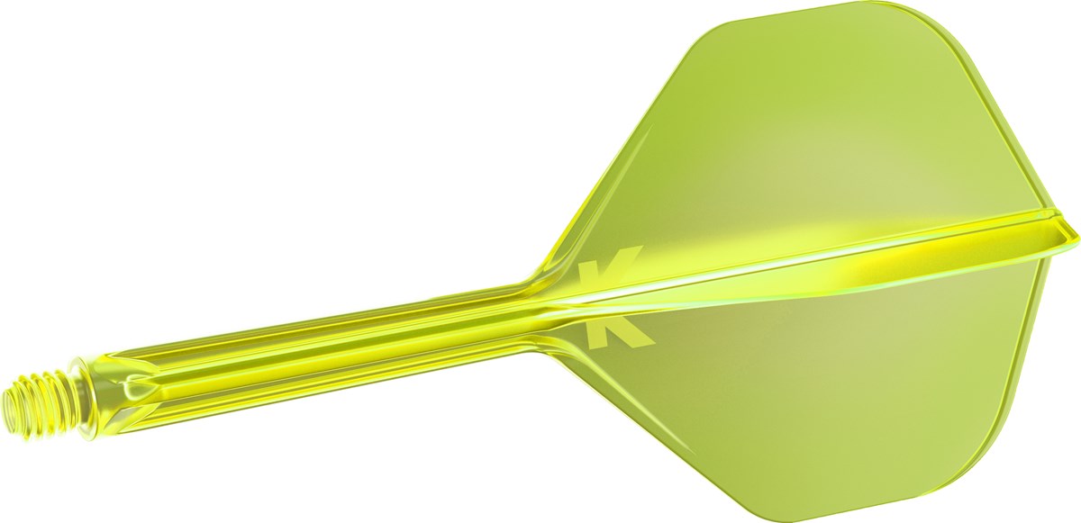 Target Darts K-Flex System - No 2 Flight / Medium Shaft - Neon Yellow