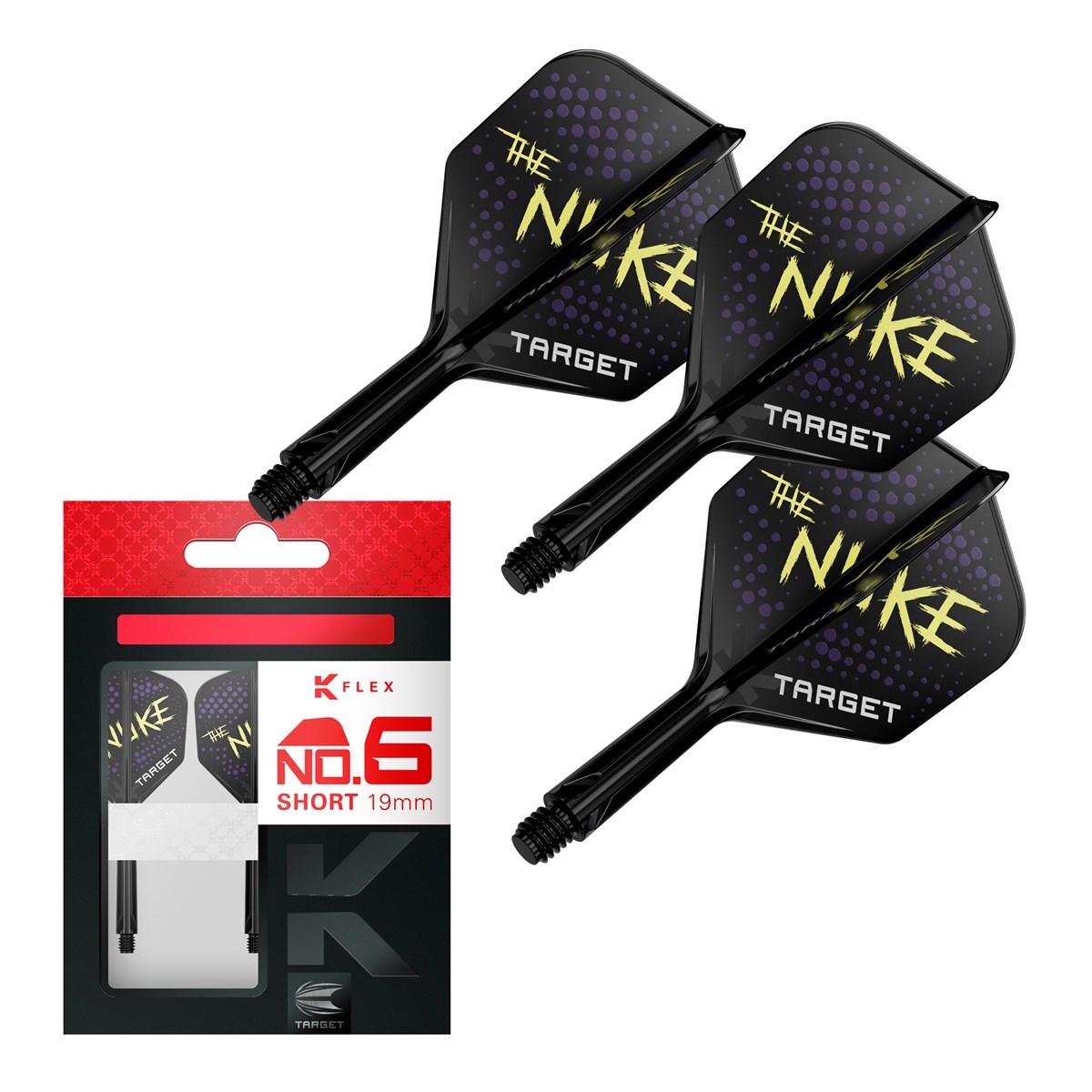 Target Darts K-Flex System - No 6 Flight / Short Shaft - Luke "The Nuke" Littler