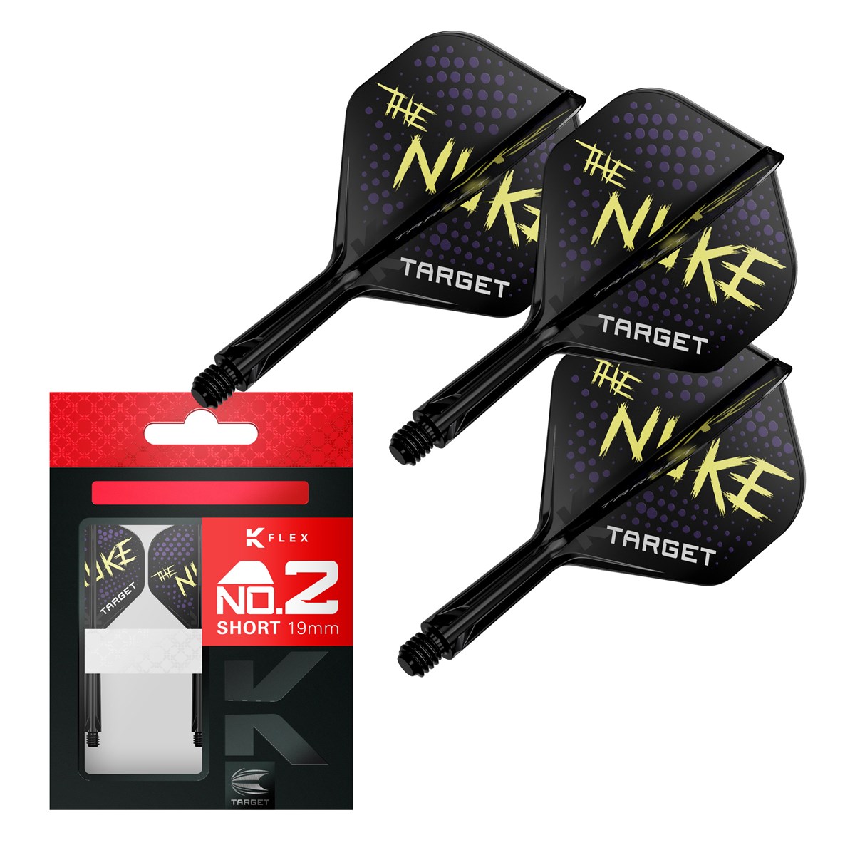 Target Darts K-Flex System - No. 2 Flight / Short Shaft - Luke "The Nuke" Littler