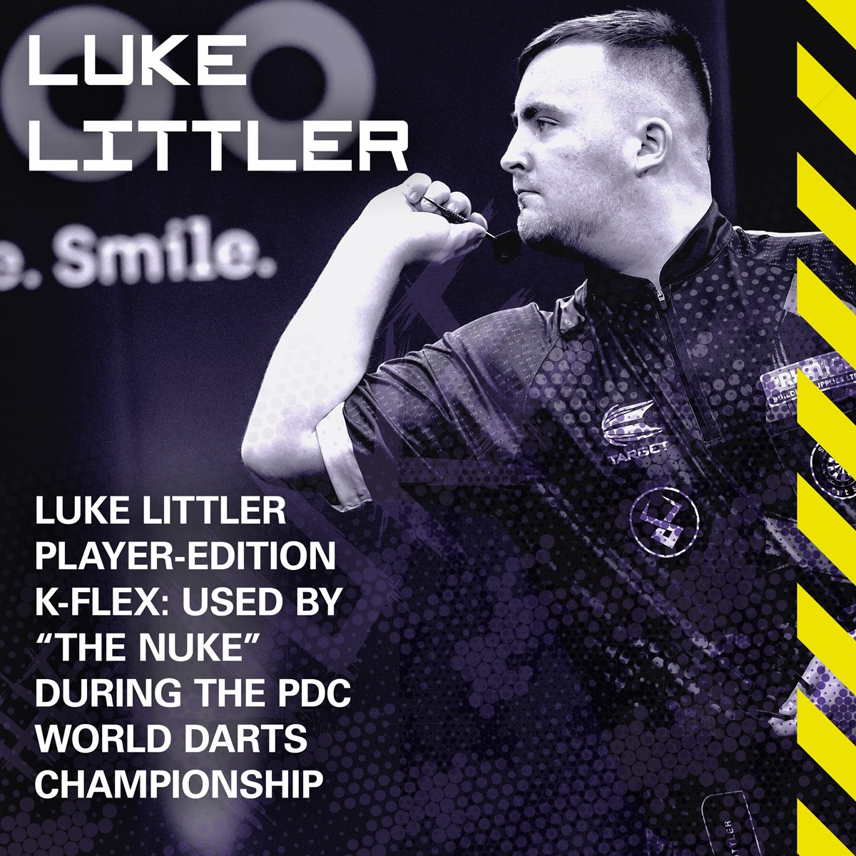 Target Darts K-Flex System - No. 2 Flight / Intermediate Shaft - Luke "The Nuke" Littler