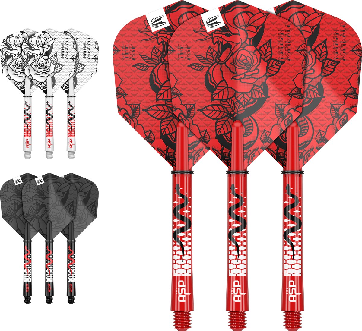 Target Darts Nathan Aspinall Ink Flight & Shaft Kit - Medium