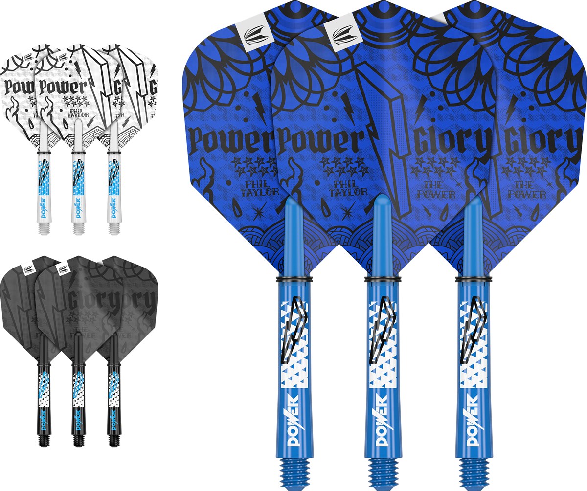Target Darts Phil Taylor Power Ink Flight & Shaft Kit - Intermediate